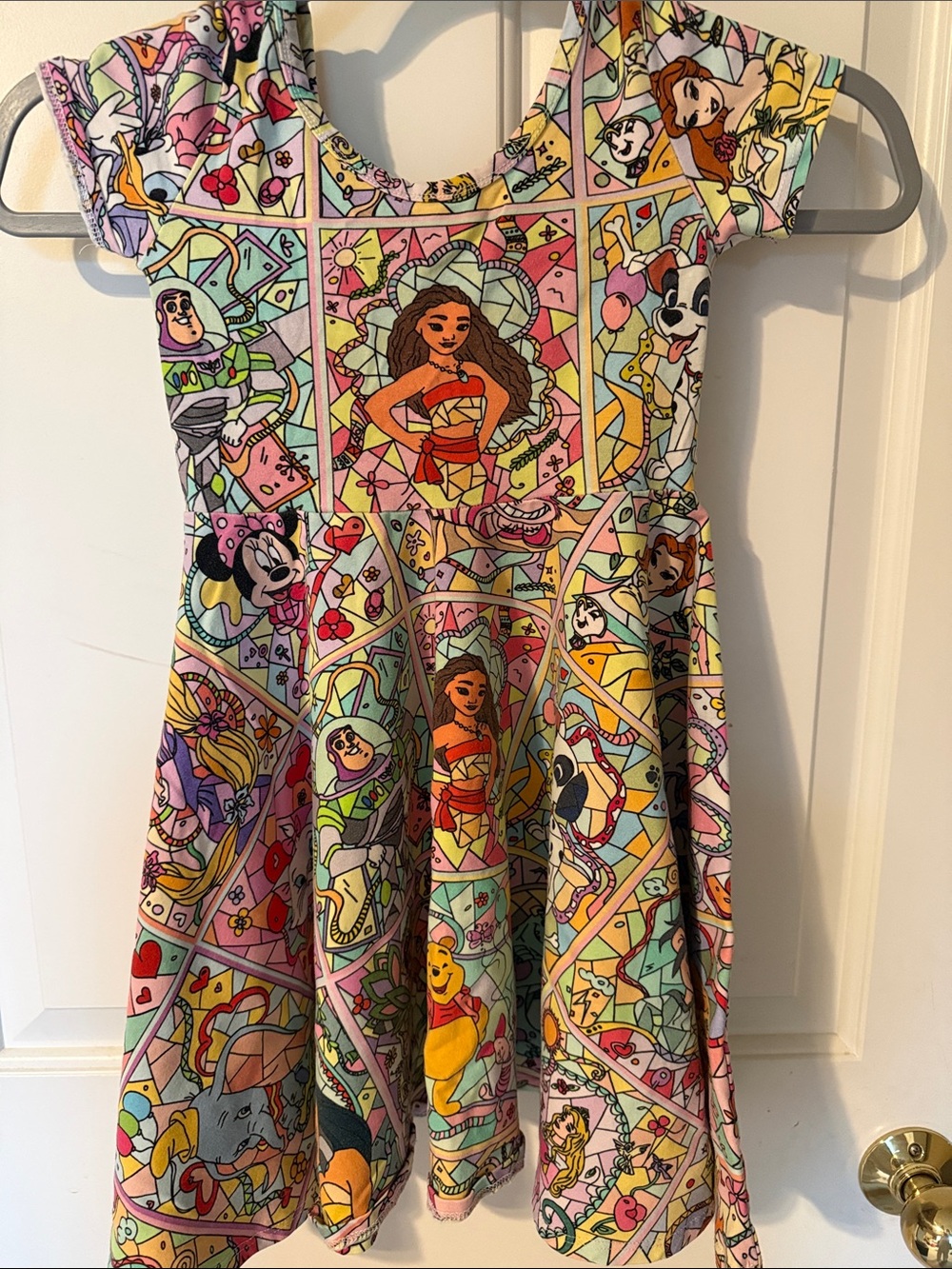 WRK Pastel Stained Glass twirl dress 7/8